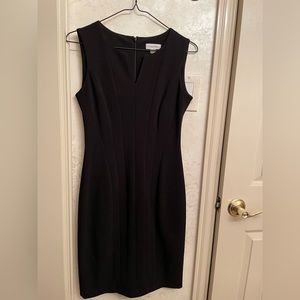 Women’s Calvin Klein Size 2 Fitted Black Dress